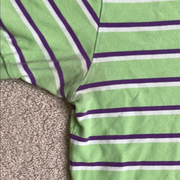 Polo by Ralph Lauren Classic Green and Purple Polo Shirt - Picture 3 of 5